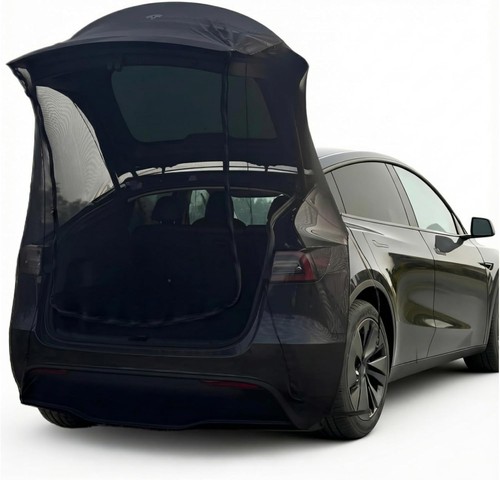 Car camping tailgate - car, mesh