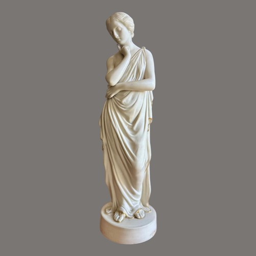 Parian ware lady - parian,