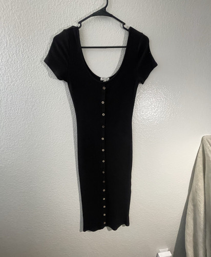 Heart hips black - ribbed, knit