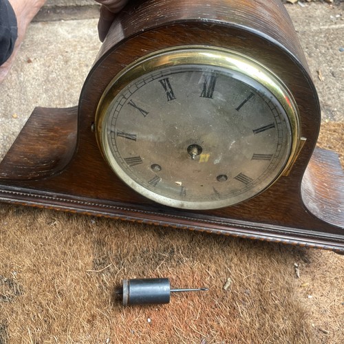 Vintage antique mantle clock - antique,