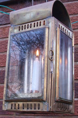 Vintage antique brass - brass, ship