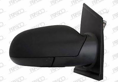 Mirror black right wire fox - mirror,