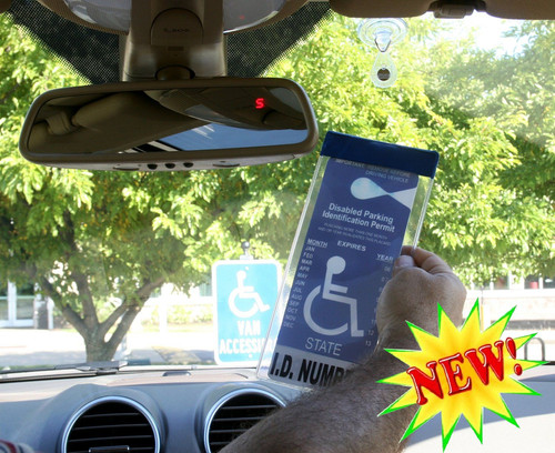 Windshield tag handicap - tag,