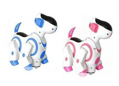 Robot dog walking - walking, nodding