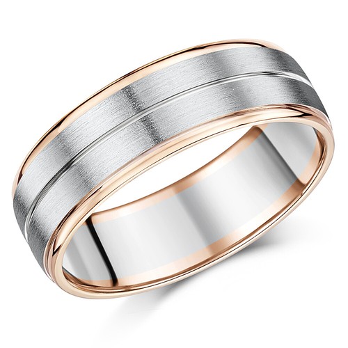 7mm men palladium - palladium, 9ct
