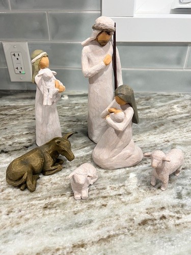 Willow tree nativity figurines - tree,