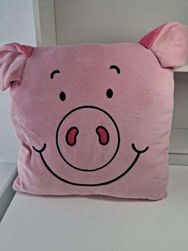Percy pig pink cushion - pig,