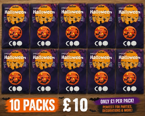10x halloween paper lantern - paper,