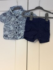Baby Boys Shirt & Chino Shorts