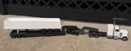 Semi trailer set - -, white