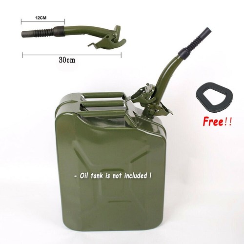 Army green metal jerry - army, can
