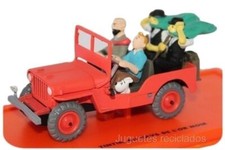 Tintin In the Land of Black Jeep willys MB 1943 1:43 diecast Herge Milu Atlas