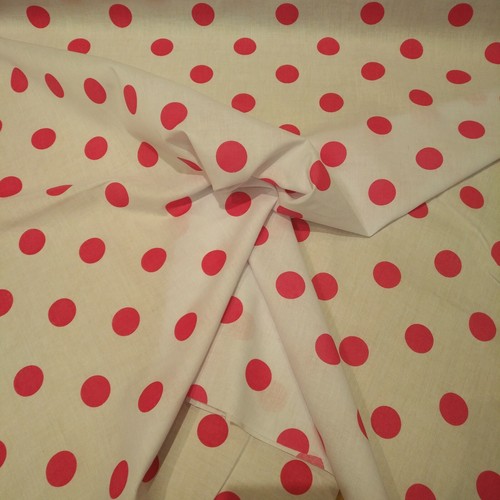 Cotton print large polka dot - polka,