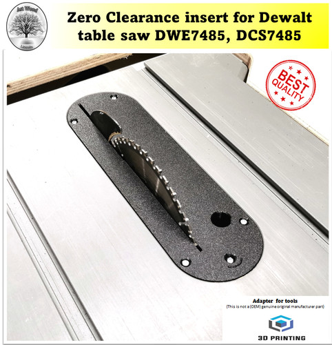 Zero clearance insert - zero, dewalt