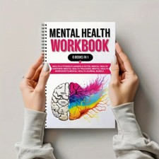 6 in 1 Mental Health Workbook: Self-Care Journal, Mood Tracker, Relaxation Guide