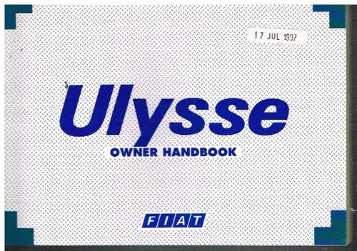 Fiat ulysse mk1 petrol - fiat,