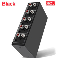 RCA AUX Audio Switcher 4 in 1 Stereo Audio Selector 4X1 Passive 3.5Mm Aux L/R RC