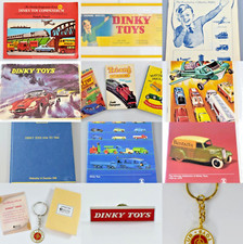 DINKY TOYS CATALOGUES ATLAS & ORIGINAL plus PIN BADGES - VARIOUS AVAILABLE