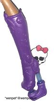 Monster High Elle Eedee Boo York Gala City Ghouls Purple Boot X1 Left Foot Skate