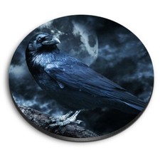 Round MDF Magnets - Black