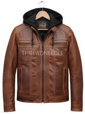 Men slim fit vintage - slim, brown