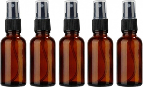 5pcs 30ml 1oz amber - 30ml, glass