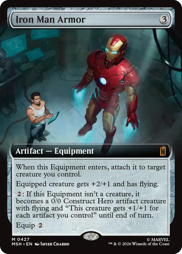 Mtg foil iron man armor - -,