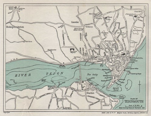 Teignmouth vintage city town - teignmouth,