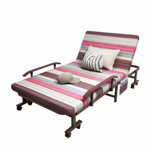 Single folding bed with - bed,