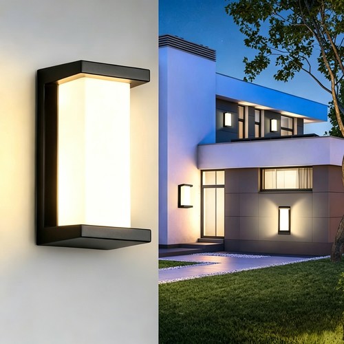 Mains powered wall light - powered,