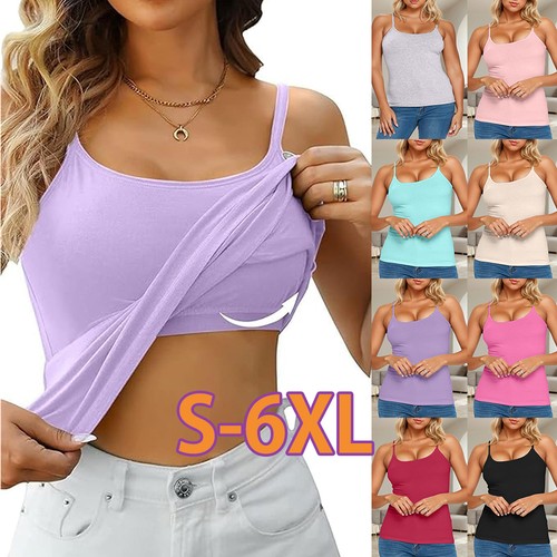 Women padded cami tank vest - padded,