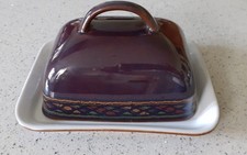 Denby 'Shiraz' Butter Dish