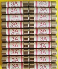 FUSE 1A 2A 3A 5A 7A 10A 13A DOMESTIC HOUSEHOLD 13 AMP PLUG TOP CARTRIDGE FUSES