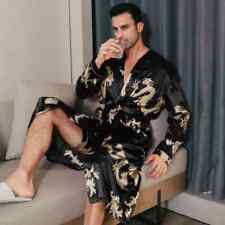 Mens Satin Silk Kimono