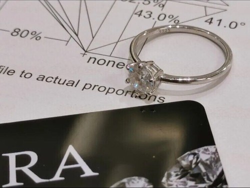 1ct certified moissanite - 1ct,