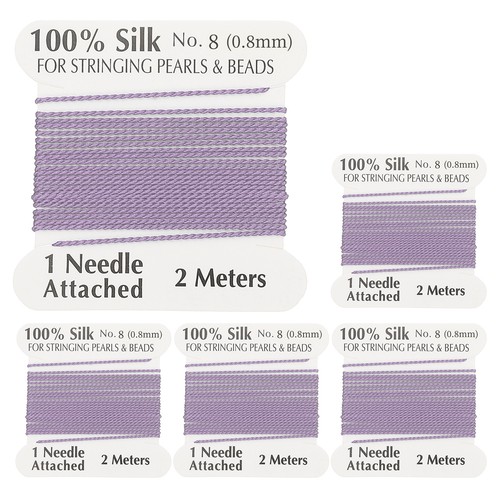 Silk cord thread pcs - cord, 5