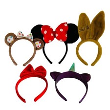 Job Lot Novelty Headbands Minnie Mouse Lindt Bunny Ears Unicorn Horn Children