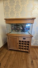 Solid Oak Fish Tank ( Aquarium) with Cabinet