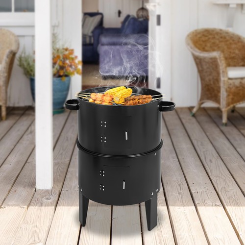 Charcoal bbq meat - charcoal, steel