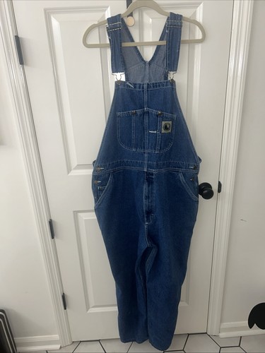 Vintage berne denim bib - denim,