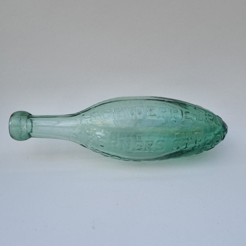 Vintage schweppes aqua glass - schweppes,