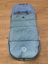 BUGABOO UNIVERSAL FOOTMUFF/COSYTOES FLEECE LINED IN PETROL BLUE