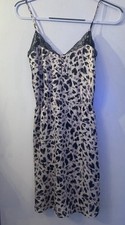 Rosie for Autograph Women’s slip Dress Size 6 Beige Purple Print