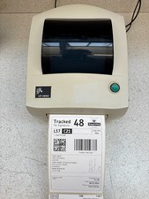 Zebra LP2844 Direct Thermal Printer 2844-20320-001 & labels, cables and software