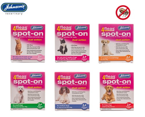 Johnsons 4fleas spot dual - johnsons,