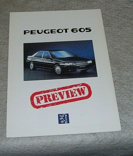 Peugeot 605 preview sales - peugeot,