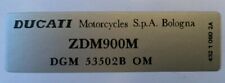 DUCATI M900 MONSTER RIGHT SIDE FRAME RESTORATION DECAL