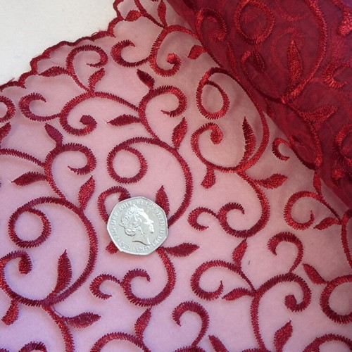 Nylon organza embroidered - nylon,