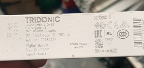 Tridonic pc1x14 35t5prolp - tridonic,