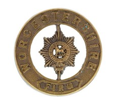 Worcestershire Helmet Plate